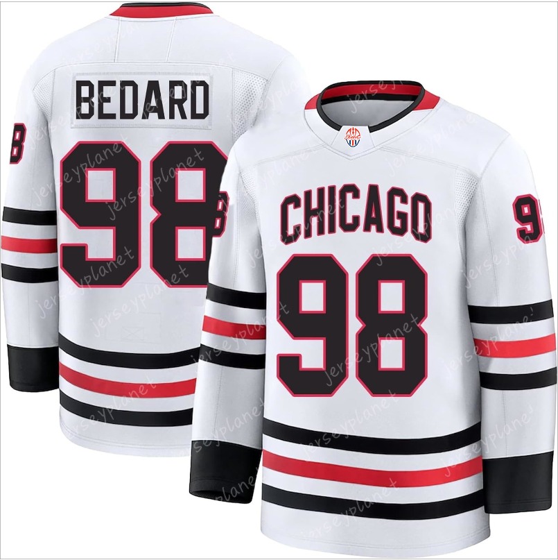 2025-26 Hockey Jersey Bedard Nazar Burakovsky Bertuzzi Donato Teravainen Levshunov Mikheyev Crevier Sweater Custom Double-Reinforced Stitching18