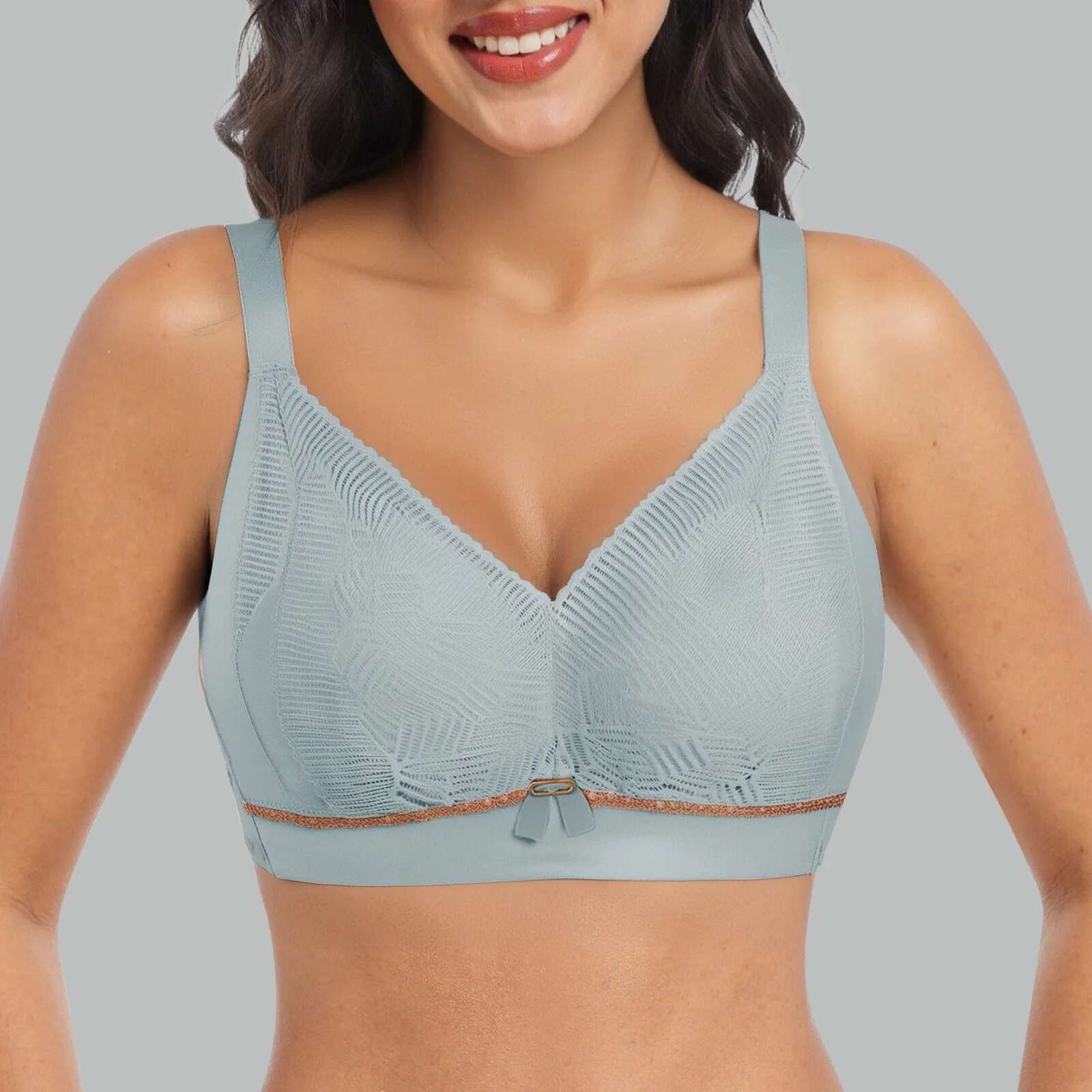 Dongdumaoyi Underwear Women S Sexy Small Chest Gathered No Steel Ring Lace Sg Comfortable Sports Vest Style Breasted Thin Girls Bra Women S Tight Unde