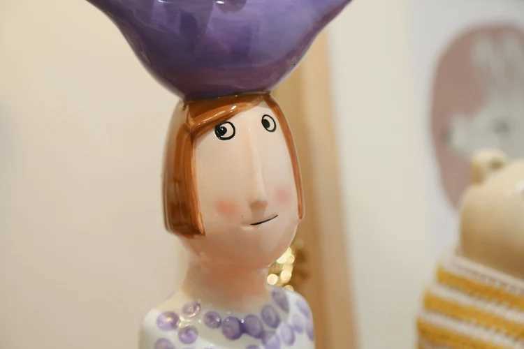 Vase Home Decor Room Decoration Ceramic Vases Desktop Art Sculpture Flower Arrangement Wedding Decoration Flower Pot Furnishing C251124