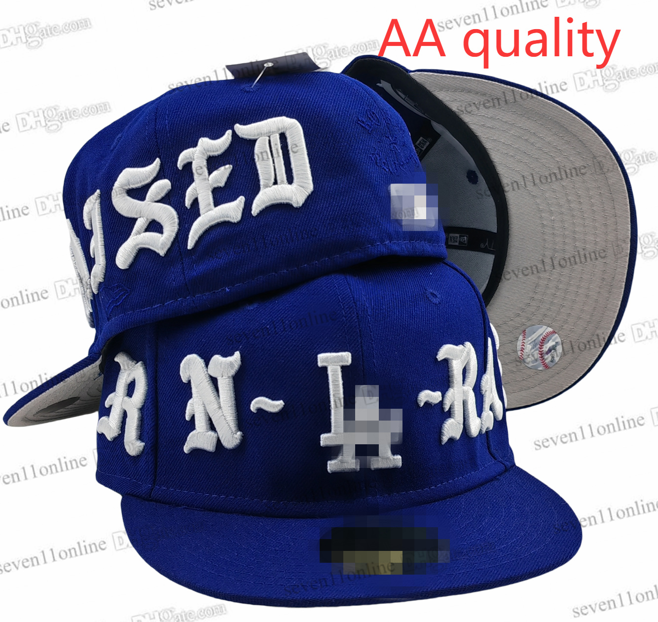 2025 Men's Baseball Fitted Los Angeles Funny Cute angel ed Full Closed Caps Sport Designer Team Cap Patched Brown Snapback trucker Hats High Quality Ap25-5