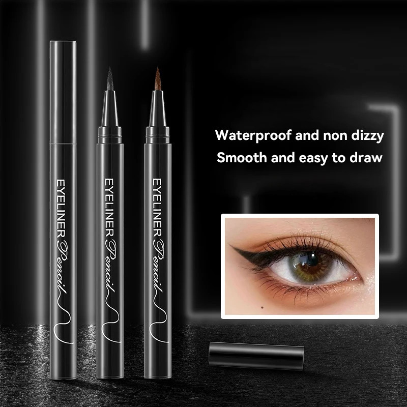 Waterproof liquid eyeliner pen durable matt fast dry easy coloring pigment cosmetics 250418