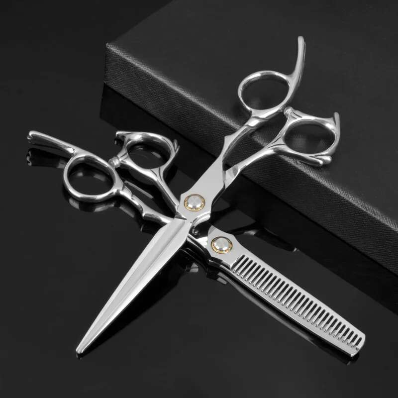 6Inch Salon Barber Professional Family Hair Stylist Straight Snips Thinning Scissors Hairdressing Set