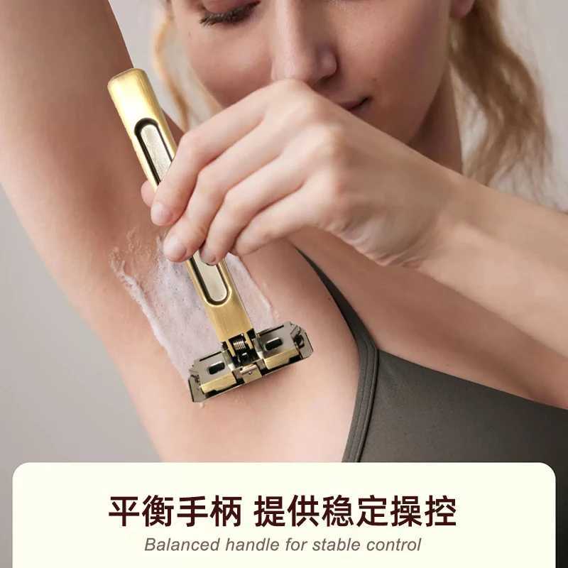 JOKMAE Suspended Thickness Chrome Double-edged Safety Razor Half Shaver Gift Box For Male Metal Handle Shaving Razor L251124