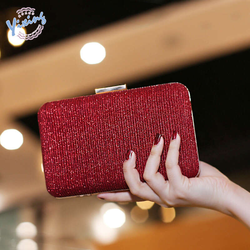 Dinner Bag New Evening Party Dress Women S Bag Pleated Handbag KQ