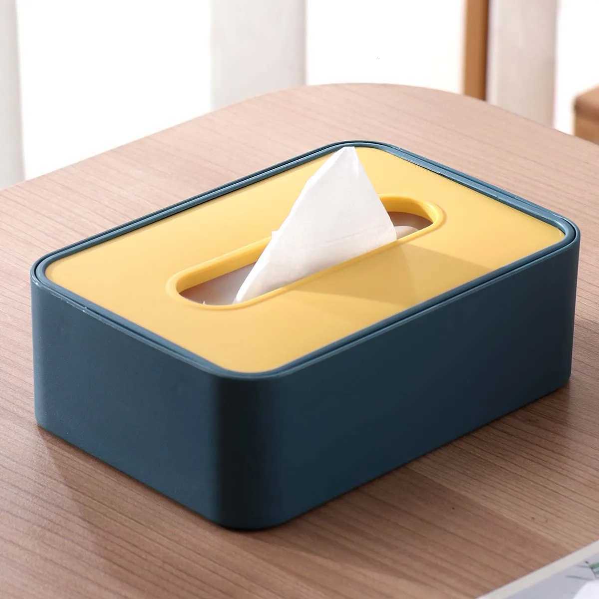 1Pc Desktop Tissue Box Height-Adjustable Tissue Storage Box Living Room And Dining Room Coffee Table Tissue BoxM251124
