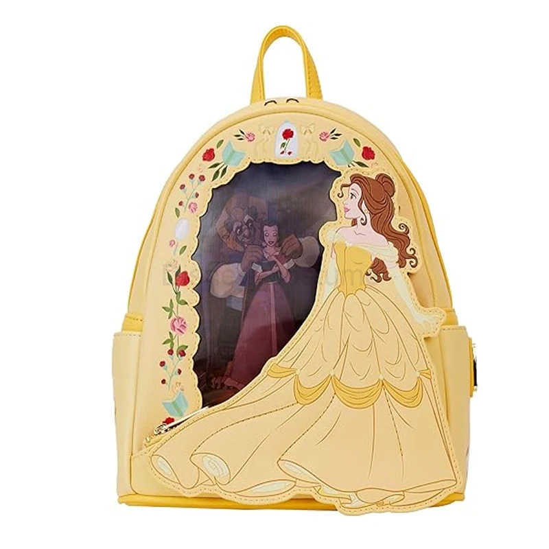 Disney Loungefly Beauty and The Beast Princess Belle Lenticular Mini Backpack X250424