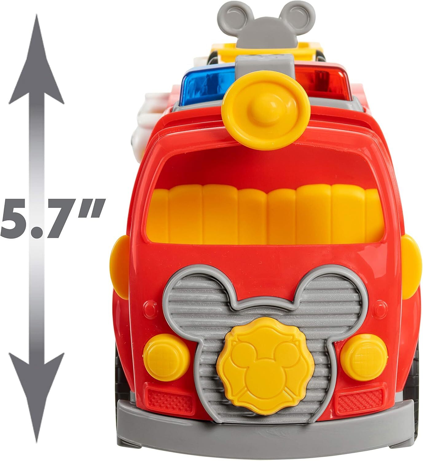 Disney custom Mickey Mouse Mickey Fire Engine Figure Vehicle Playset Lights and Sounds Kids Toys for Ages Up by Just Play