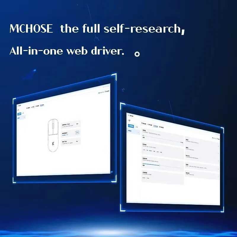 MCHOSE L7 Ultra Wireless Mouse Tri-mode 24G BT PAW3395 8K Rechargable Portable Customized Lightweight Laptop Esports Mice PCM251124