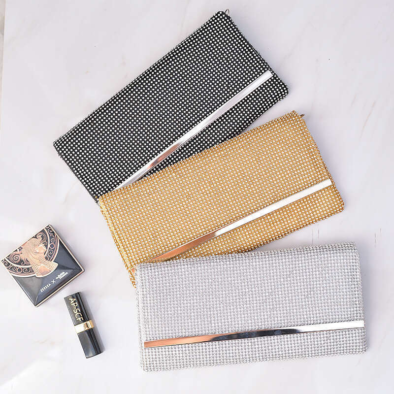 Dinner Bag Diamond Dinner Women S Handheld Sparkling Banquet Versatile Handmade One Shoulder Bag KQ