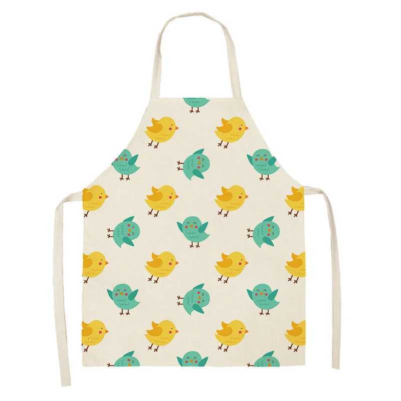 Womens kitchen apron Linen man Childrens Big size Child girl Waterproof boho Half Work Coffee cute animal funny C2511240