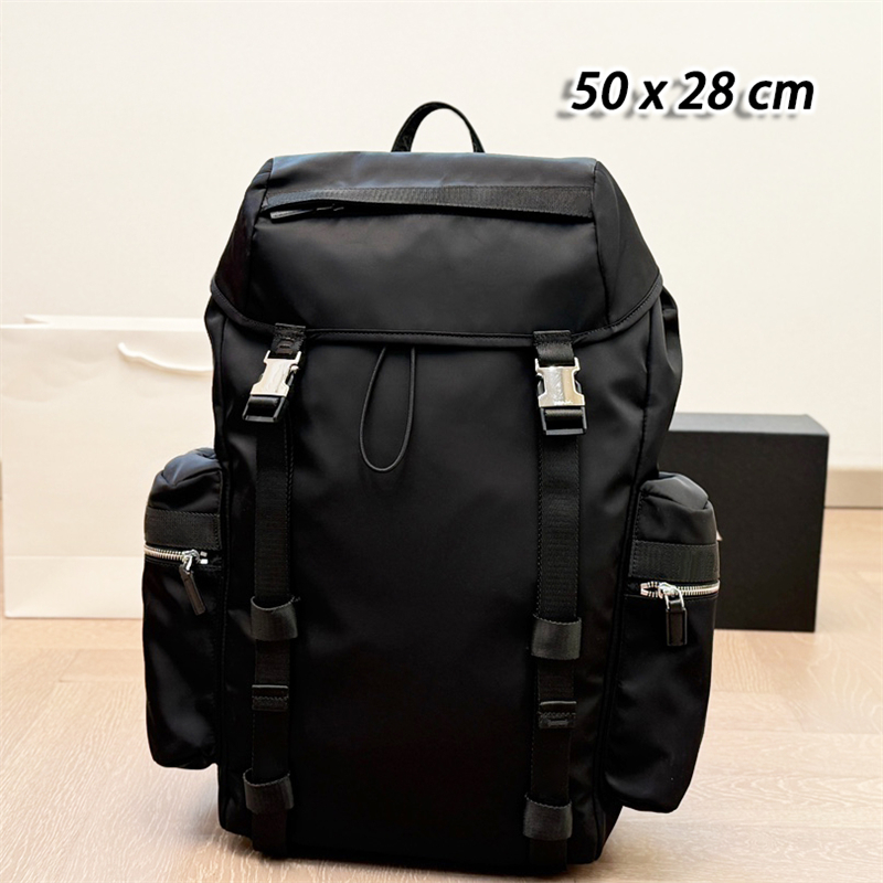 Brand Designer Backpack Rucksack, Large Backpacks Nylon Laptop Black Backpack with Multiple Compartments, Slim Business Daypack yuki018