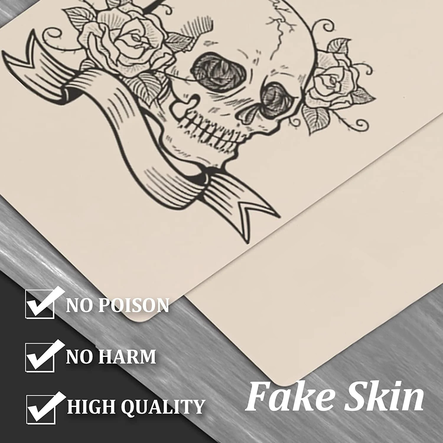 3/5/10/15/20pcs Permanent Makeup Tattoo Practice Skins Blank Tattoo Practice Fake Skins Double Sided 15x20cm 250422