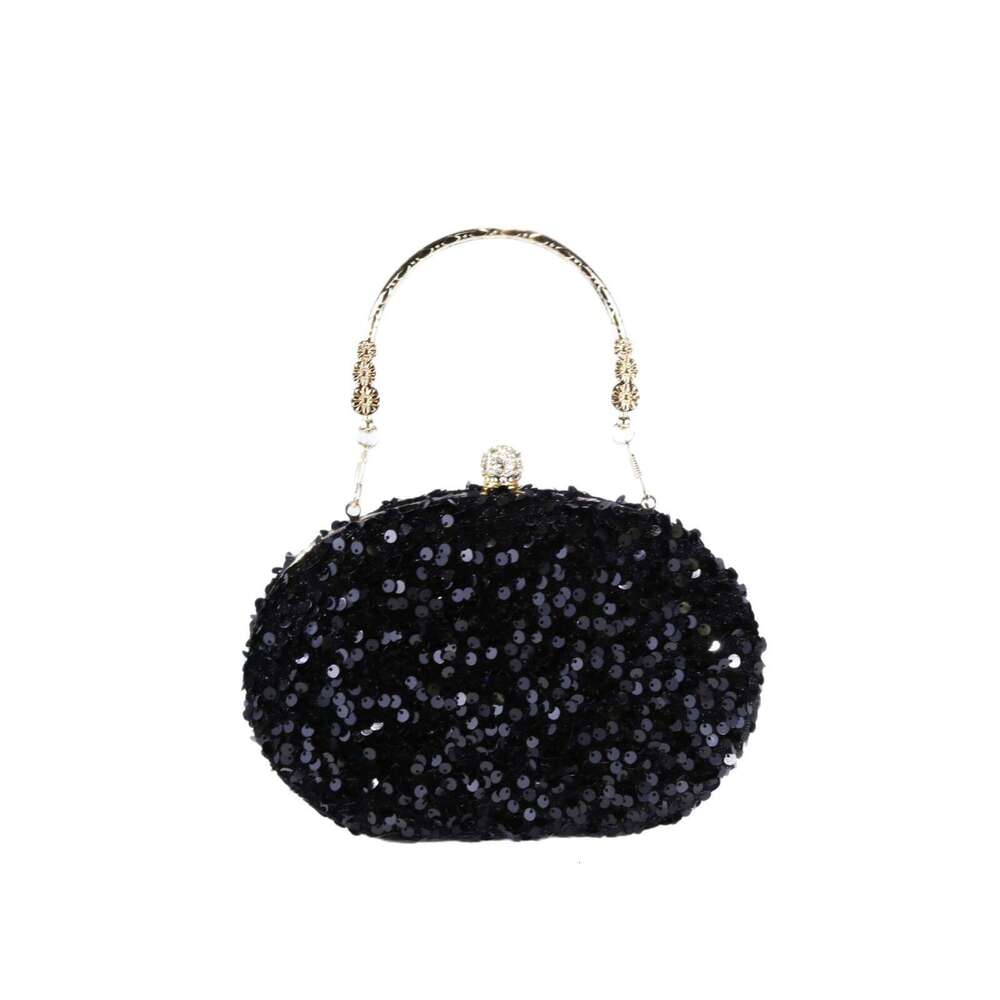 Light Luxury Sequin Dinner Bag, New High-End Hand-Held Dress, Fairy Crossbody Women's Small Bag