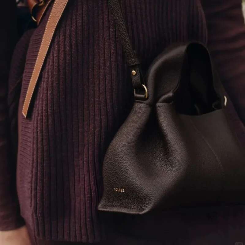 Designer Bag 2025 Ultra Premium With Lychee Pattern Cowhide Dumplings, Handheld Crossbody Bag, Handbag, Women's Minimalist Cloud Bag Luxury Bag