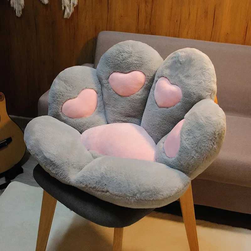 Chair Cushion Sofa Pillow Carpet Cushion Chair Cute Comfortable Plush Anime Cat Claw Cushion Chair Room Decorationoffice G251124