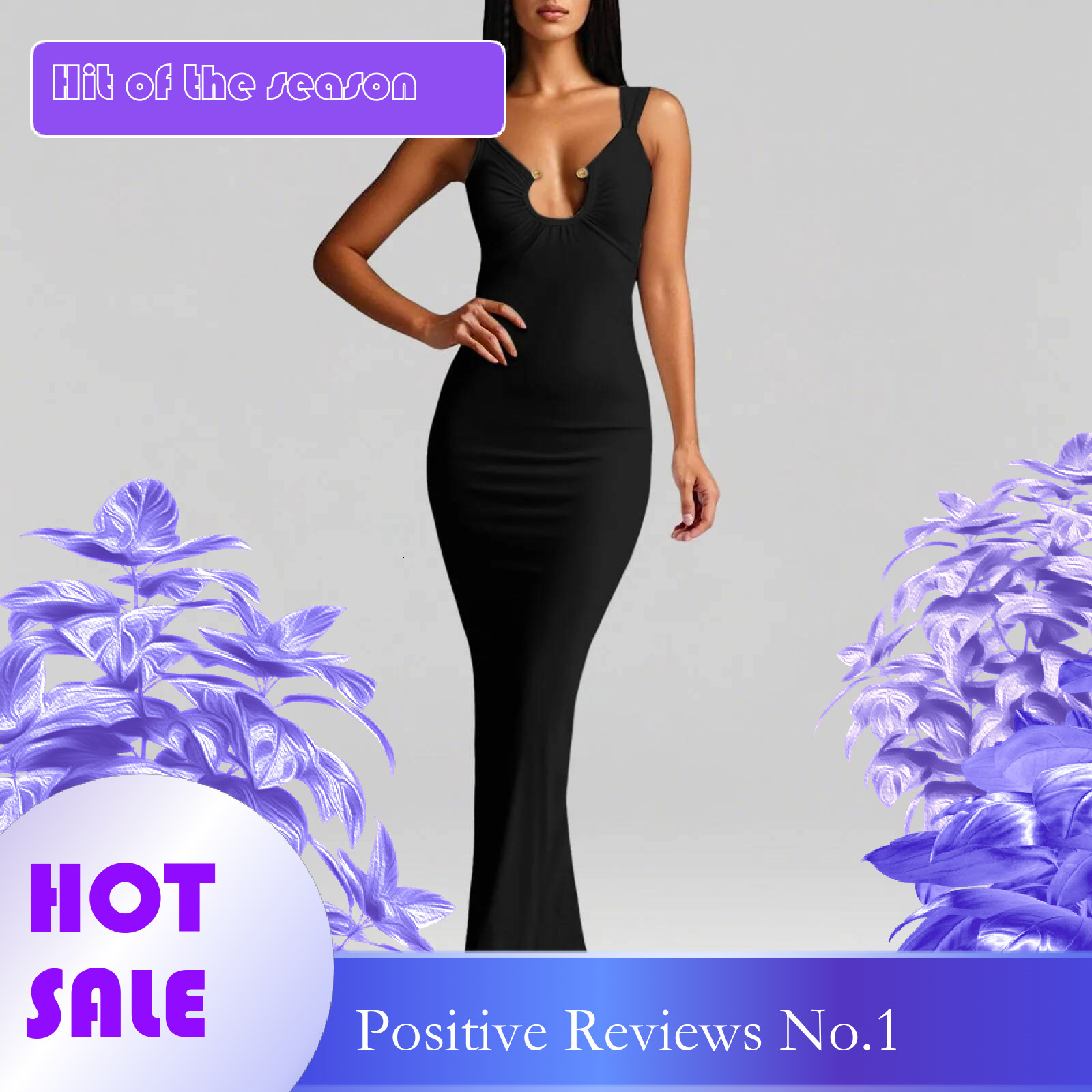 Dongdumaoyi New Backless Long Skirt Party Club Vacation Clothing Ladies Sexy Casual Summer Black Dress Female Slim Women