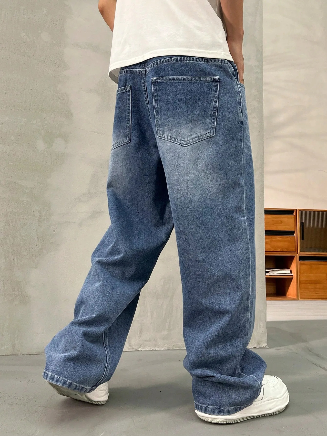 1 casual and street style loose pocket boyfriend denim jeans unisex style 250423