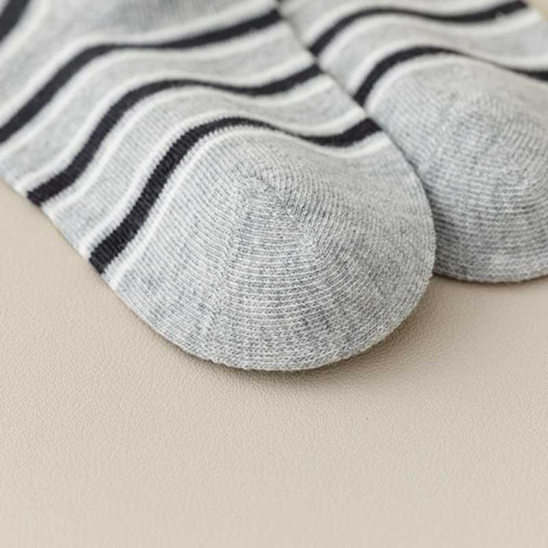 ive pairs of childrens autumn and winter Korean-style versatile striped socks soft comfortable and skin-friendly G251124