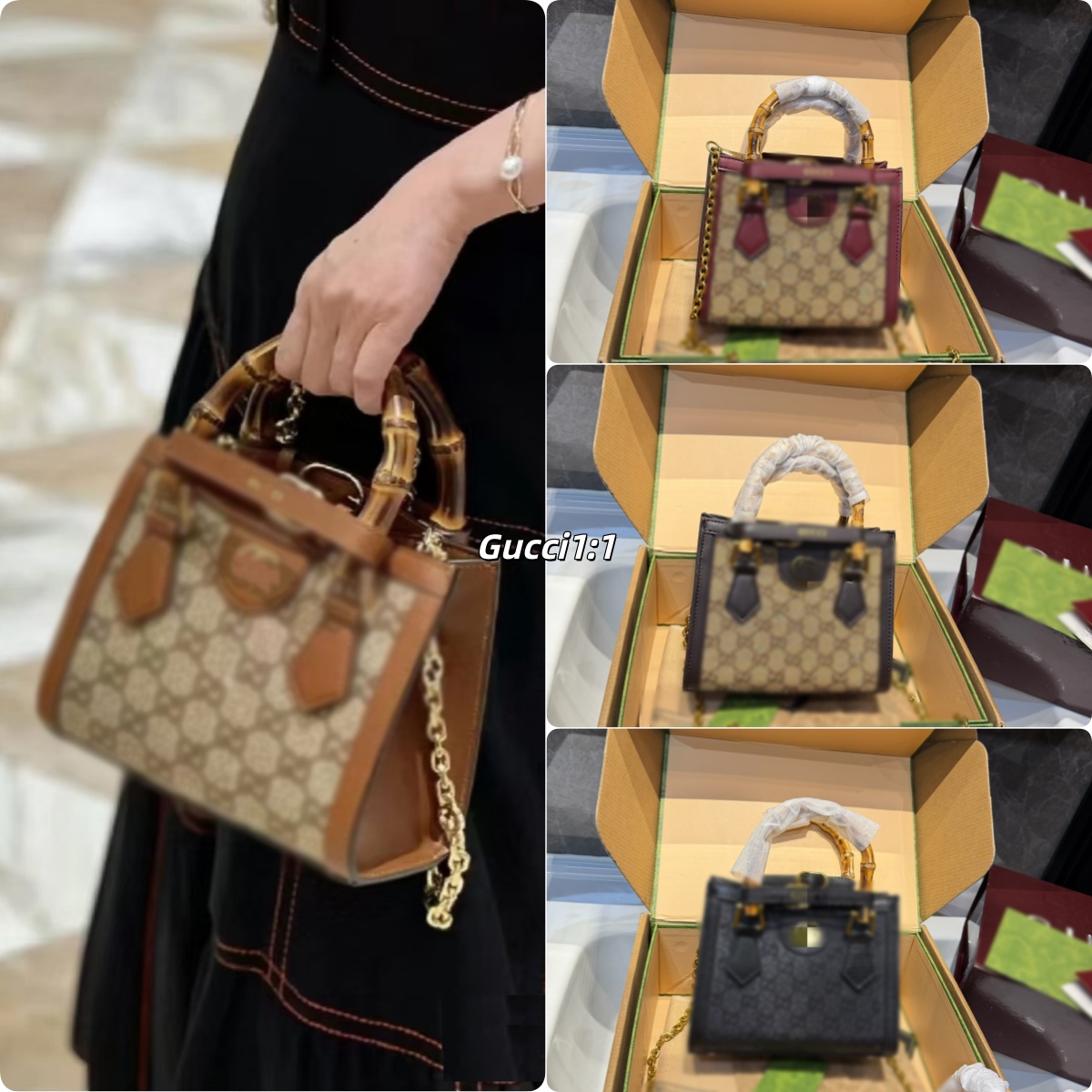 Designer, women's retro bags, fashionable bags, handbags, shoulder bags, fashionable, retro, luxurious and versatile