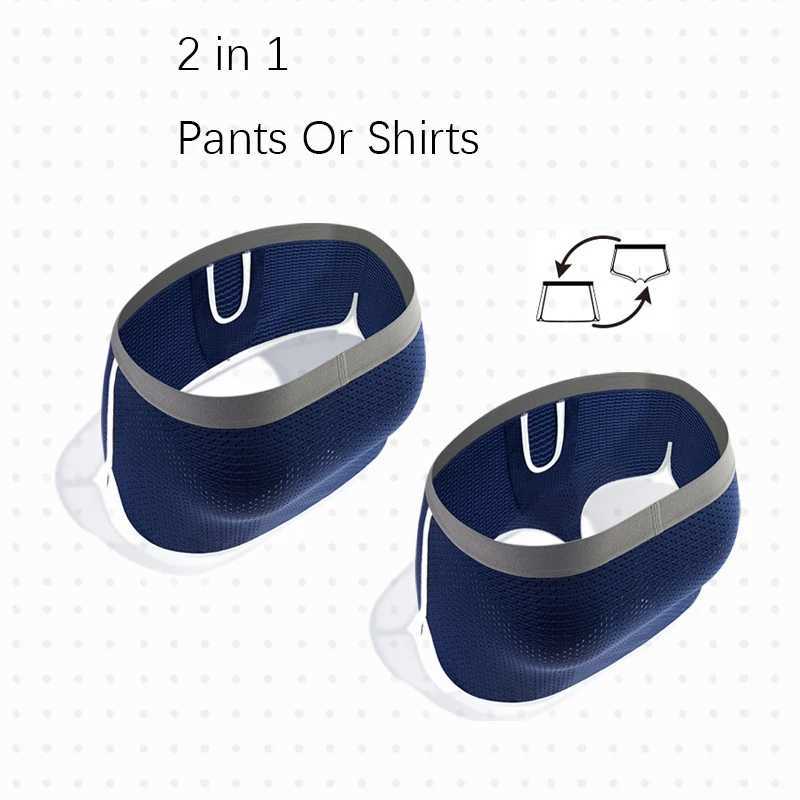 New Arrival Mens sexy ice silk arrow underwear open crotch breathable underwear button adjustable thread separation underwear mens Z250424