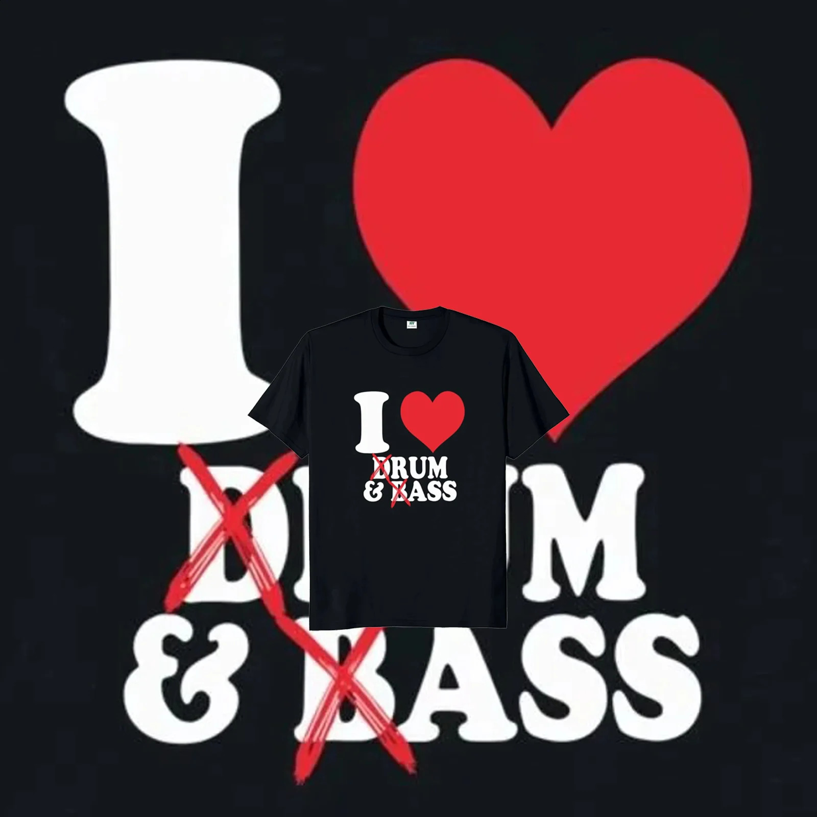 Fashionable and fun drum bass Tshirt rum and butt lover joke Y2k short sleeved cotton mens unisex summer Tshirt top EU size 250411