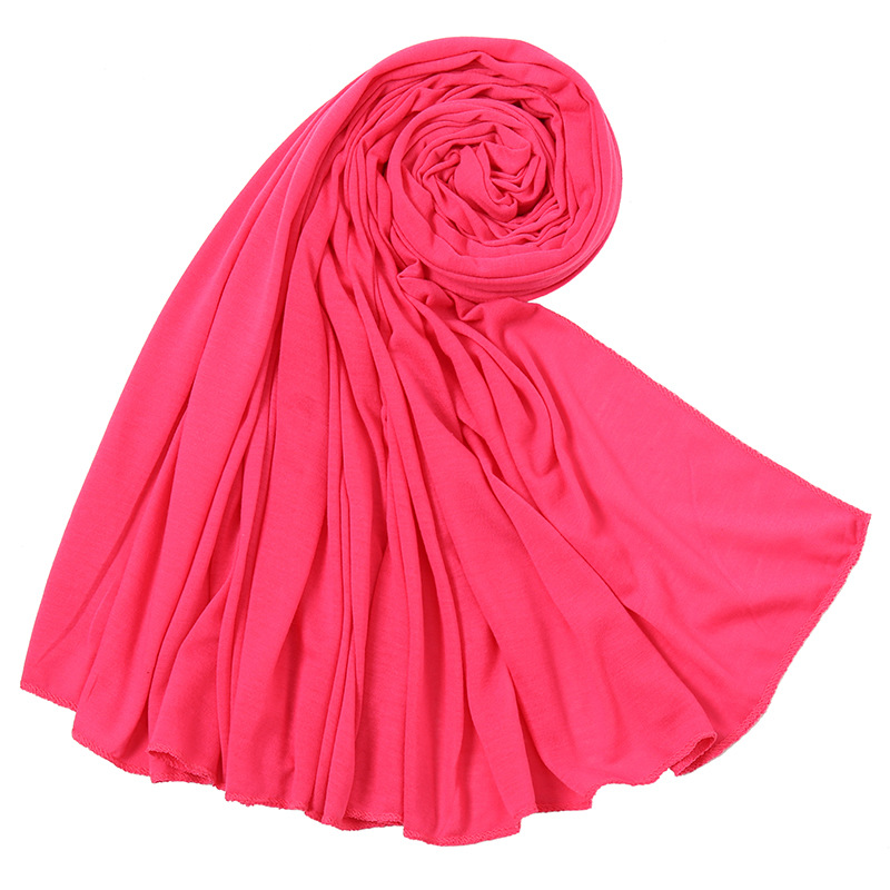 K504 Solid color ladies' sweat cloth head scarf Autumn and winter high quality mercerized cotton windproof and sandproof scarf headscarf BS82