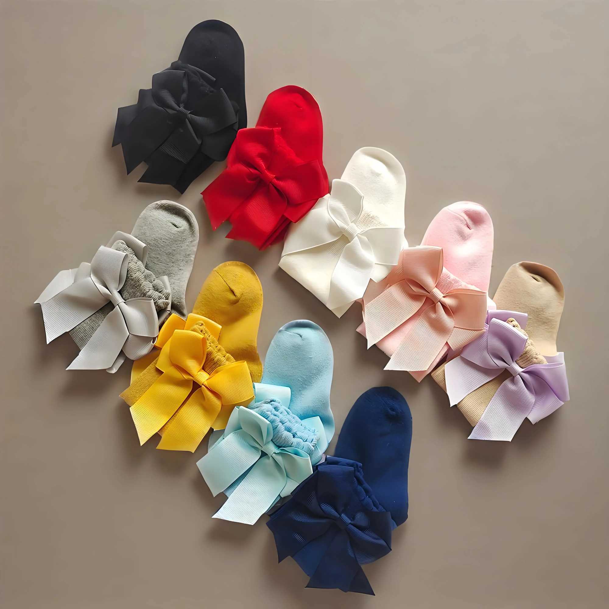 New Spring Kids Knee High Socks Baby Girls Long Sock With Bowknot Soft Cotton Solid Children Princess Socken For School G251124