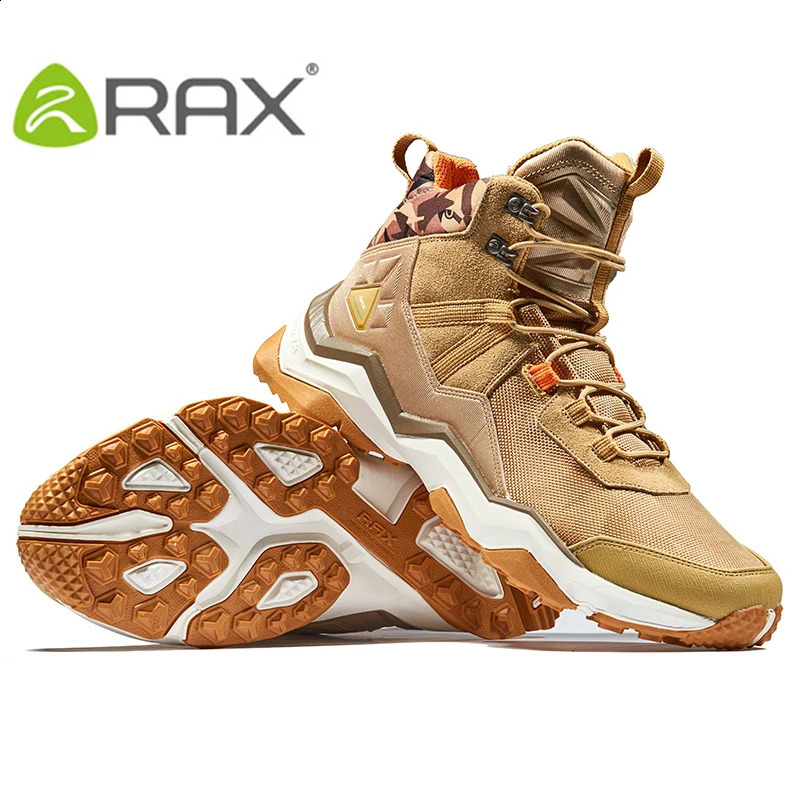 RAX Winter Hiking Boots Men Waterproof Breathable Outdoor Sports Sneakers for Men Trekking Boots Mountain Trekking Shoes Bigsize 250421