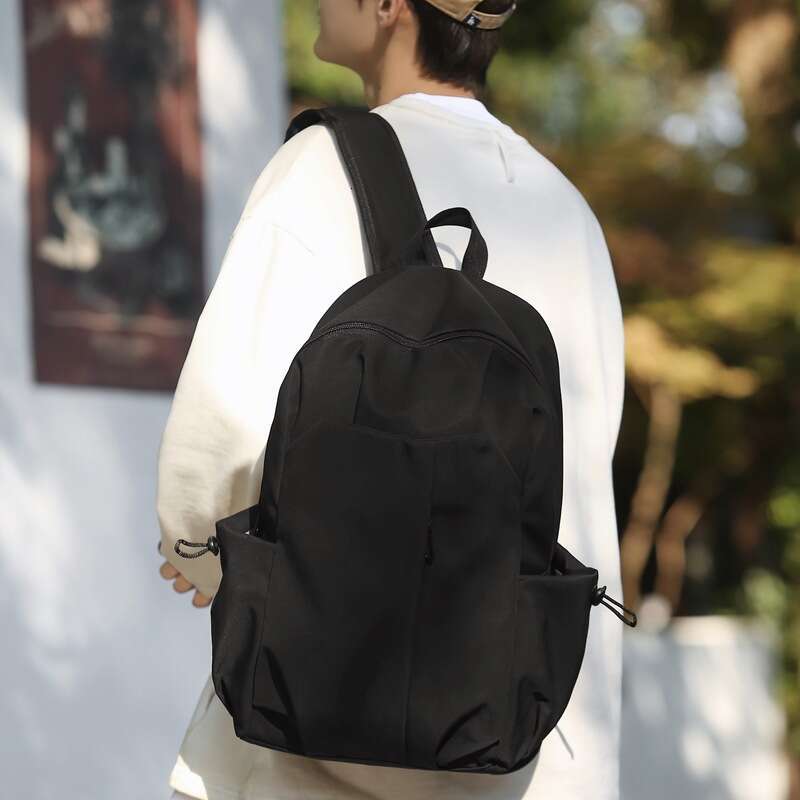 Solid Color Large Capacity Make-Up Class Commuting Female 2023 High School College Students, Leisure Bag For Eating Out, Men's And Women's B