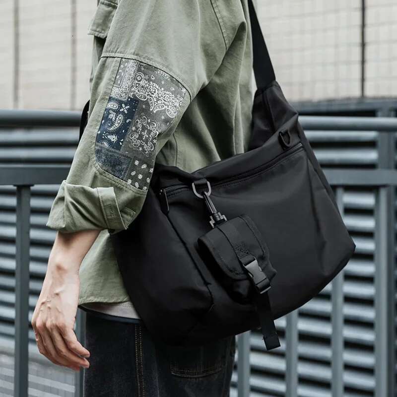 Korean Crossbody Men's Shoulder Multi-Functional Casual Messenger Tooling Fashion Brand Small Body Bag