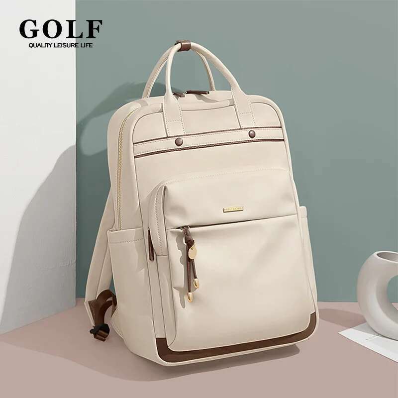 GOLF Backpacks For Women 2024 Business Trips Bag Fit 15.6 Inch Laptop Oxford Fashion Travel Commuting Backpack Bags With Handle