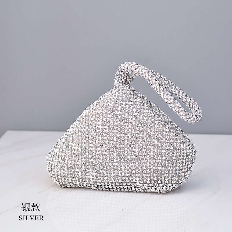 Dinner Bag Fashionable With Diamond Inlaid Large Landmine Handmade Versatile Banquet Evening Bag Hand Held Women S Bag KQ