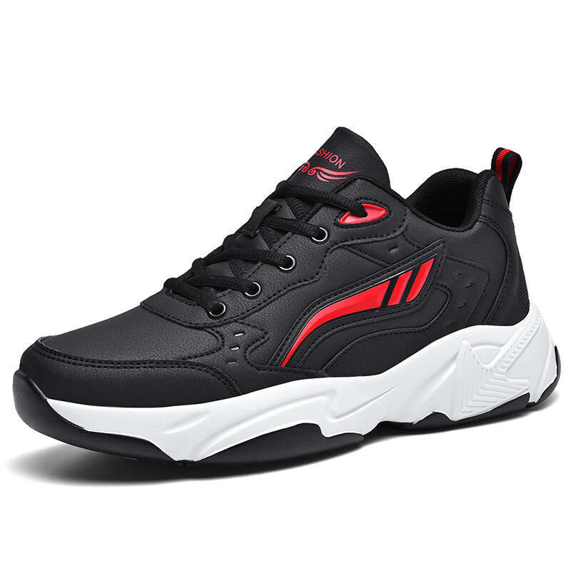 four seasons leather waterproof sports versatile youth free shipping designer 5080 running nonslip couple casual autumn winter fleecelined mens shoes