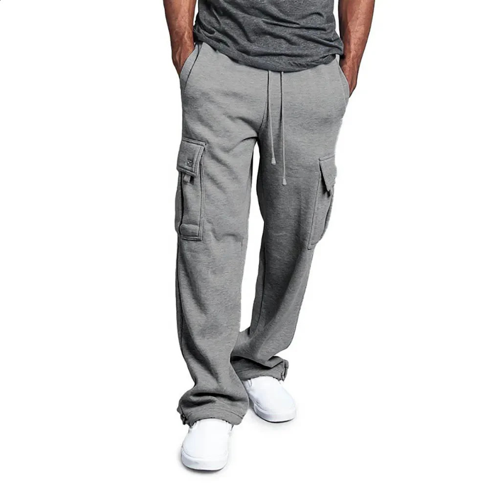 Mens track cargo pants ideal street bottom for fitness gym running and training - breathable and soft sports pants 250422