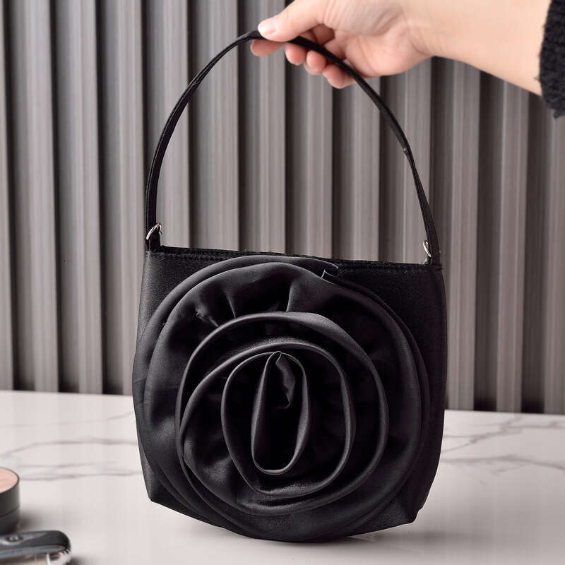 Dinner Bag Big Flower Banquet Three Dimensional Silk Cheongsam Bag Hand Held Wedding Bride Bridesmaid Bag KQ