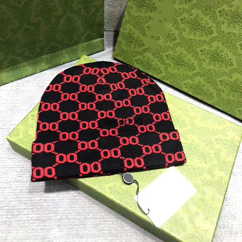 Beanie/Skull Caps Unisex Fashion Knit Beanie with Letter Designer Warm Cashmere Ski Hat For Mens And Womens