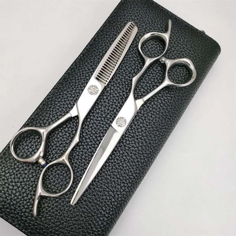 6.0-Inch VG10 Inner Bearing Hairdressing Salon Stylist Professional Hair Scissors Knife Set