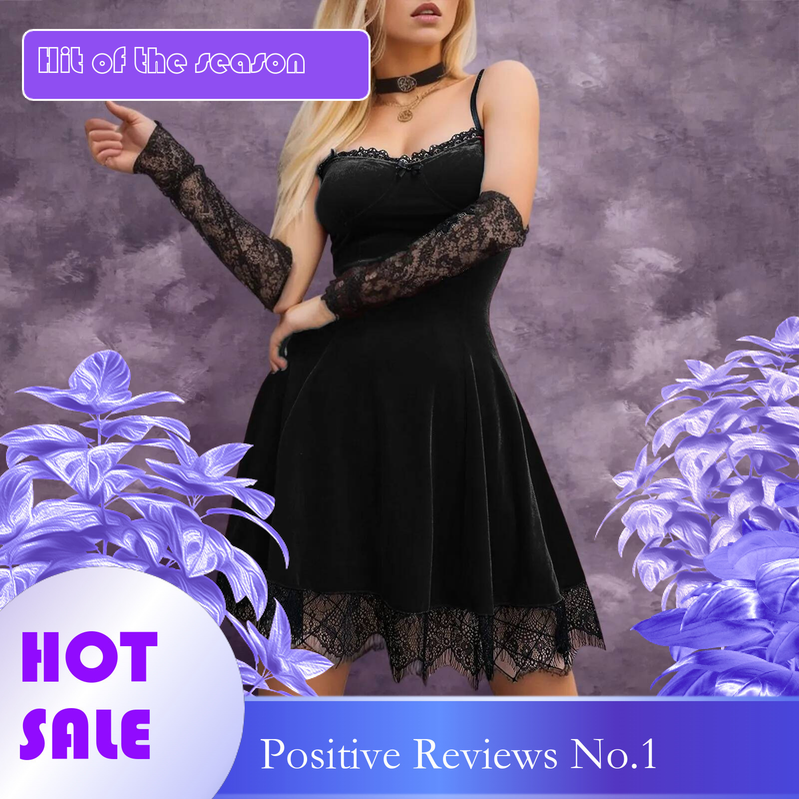 Dongdumaoyi Velvet Gothic Sexy Black Mini Dress Women Vintage Spaghetti Strap High Waist Dresses Aesthetic Elegant Goth Party Club