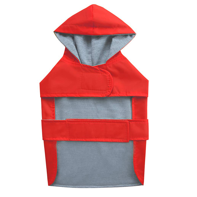 Waterproof Pet Clothes Dog Raincoat Dogs Rain Jacket Lined Reflective Poncho Rainwear Pocket Hooded Leash Hole Adjustable for Small Medium Dogs Puppy
