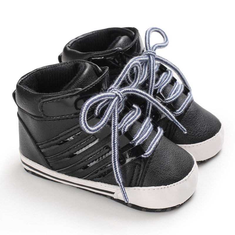 Newborn Baby Shoes Boy Girl Classical Sport Soft Sole Leather Multi-Color First Walker Casual Infant Sneakers Shoes 0-18M Months K0445