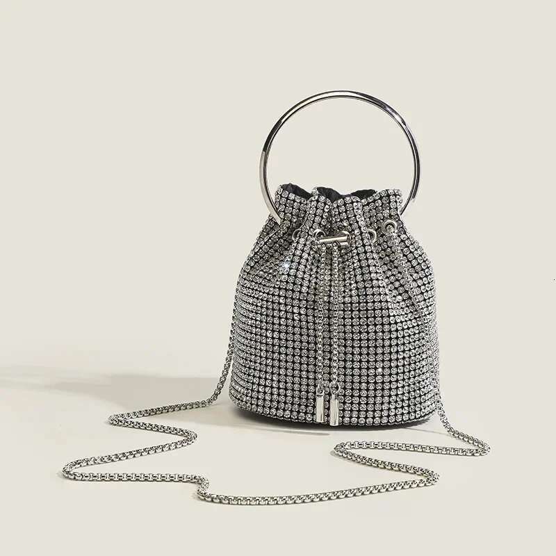 Designer Bag 2025 New Bucket Women's Crossbody Shoulder Bag Fringed Design Collapsible Chain Handbag Hot Selling Item Luxury Bag