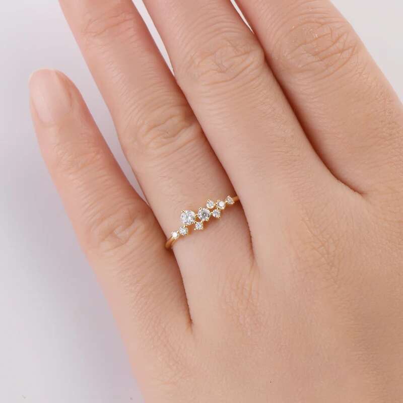 3mm 2.5mm 1.8mm 1.6mm Round Moissanite Diamond Rings for Women 2024 Silver 925 Original Certified Charm Accesories Fine Jewelry