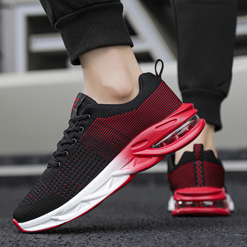 Air Cushion Sneakers for Men Fashion Breathable Mesh Sport Shoes Outdoor Casual Running Shoes