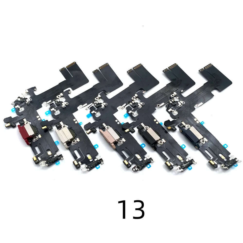 Compatible with Apple 14 Tail Plug 13 Max Charging 8 Assembly Brand New 12 Mini Flex Cable X Microphone 15 Pro Main