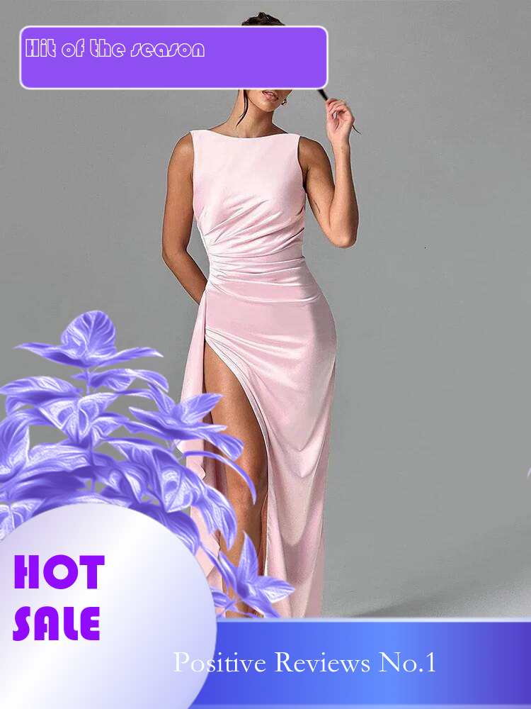 Dongdumaoyi Townlike Appliques Slim Bodycon Dress Women Elegant Midi Long Summer High Split Backless Sexy Party Dresses