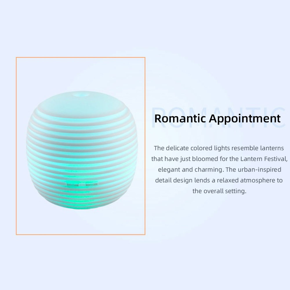 3-in-1 Aromatherapy Humidifier with 7 Colors Night Lights Portable Mini Lantern Design Diffuser For Romantic Atmosphere Decor