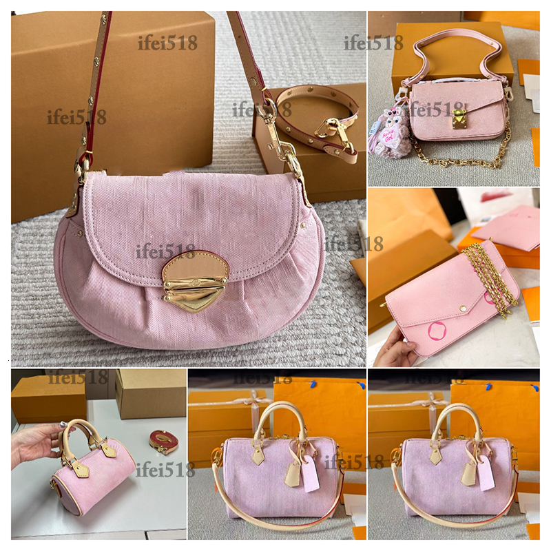 Designer denim nano 16cm Handbags Purses Large Capacity Shopping Bag Women Totes Travel New Fashion Shoulder Bags Crossbody canvas sac