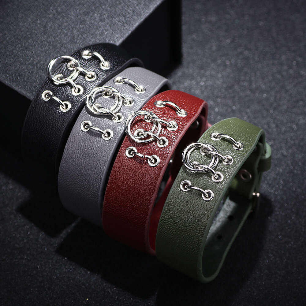 Korean best-selling leather with and elegant style for women's bracelet accessories