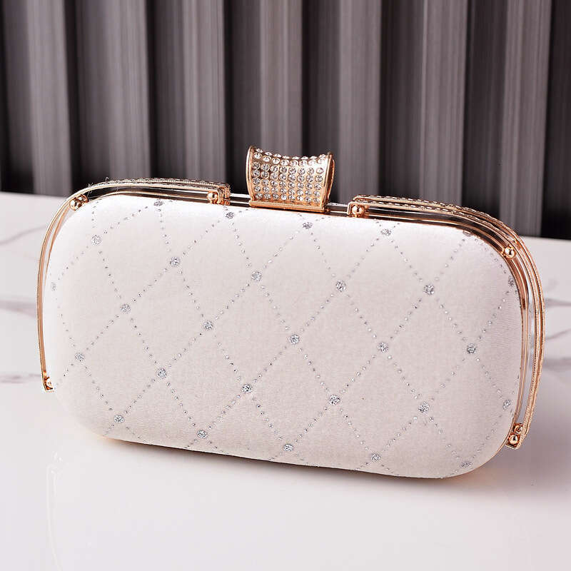 Dinner Bag Fashion Velvet Lingge Banquet Cheongsam Handheld Shining Your Annual Meeting Women S Mouth Gold Bag KQ