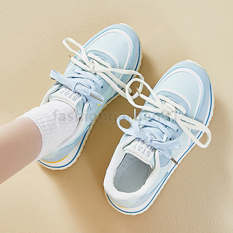 free shipping shoes outdoor running shoes womens trainers vitality sky blue light green butter yellow designer sneakers suede leather platform womens 